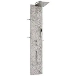 KINEDO Colonne De Douche Aquawall Design Couleur Thermostatique, Gris