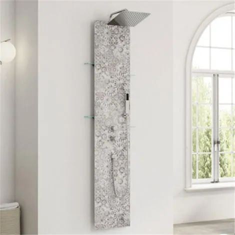 KINEDO Colonne De Douche Aquawall Design Couleur Thermostatique, Gris 3 KINEDO Colonne De Douche Aquawall Design Couleur Thermostatique, Gris – Image 3