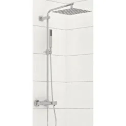 KINEDO Colonne De Douche Aquazen Chromée Carrée Thermostatique