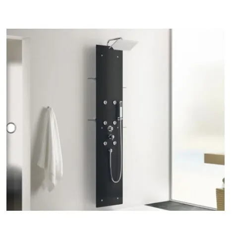 KINEDO Colonne De Douche Hydromassante Aquaglass, Perle Noire 3 KINEDO Colonne De Douche Hydromassante Aquaglass, Perle Noire – Image 3