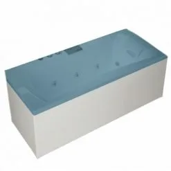 Tablier Bi-matière Blanc Neutre Façade Romanza 160 - KINEDO TAKBM160BXX