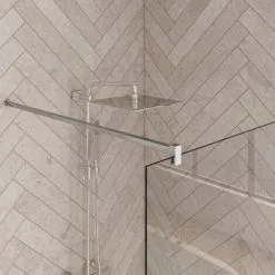 KINEDO Paroi De Douche Fixe Smart Design Solo Sérigraphie Bandes Verticales, 200 X 100, Chrome 5 KINEDO Paroi De Douche Fixe Smart Design Solo Sérigraphie Bandes Verticales, 200 X 100, Chrome -KINEDO Soldes 2022 58967266 3