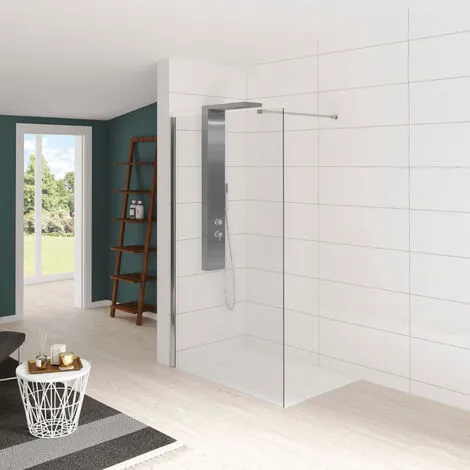 KINEDO Paroi De Douche Verre Transparent Kinestyle Solo, 200 X 140 2 KINEDO Paroi De Douche Verre Transparent Kinestyle Solo, 200 X 140 – Image 2